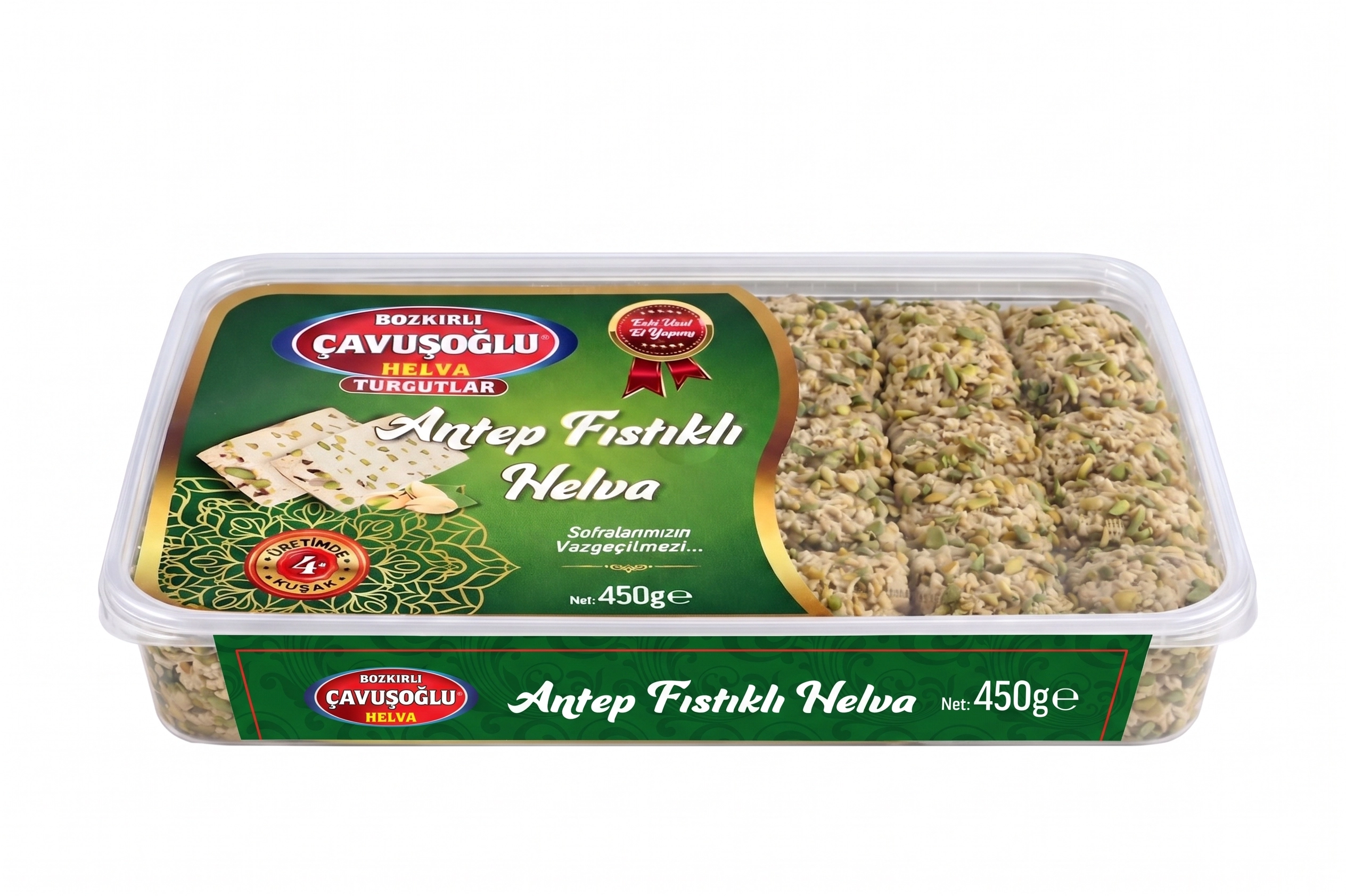 Çavuşoğlu Antep Fıstıklı Helva 450g