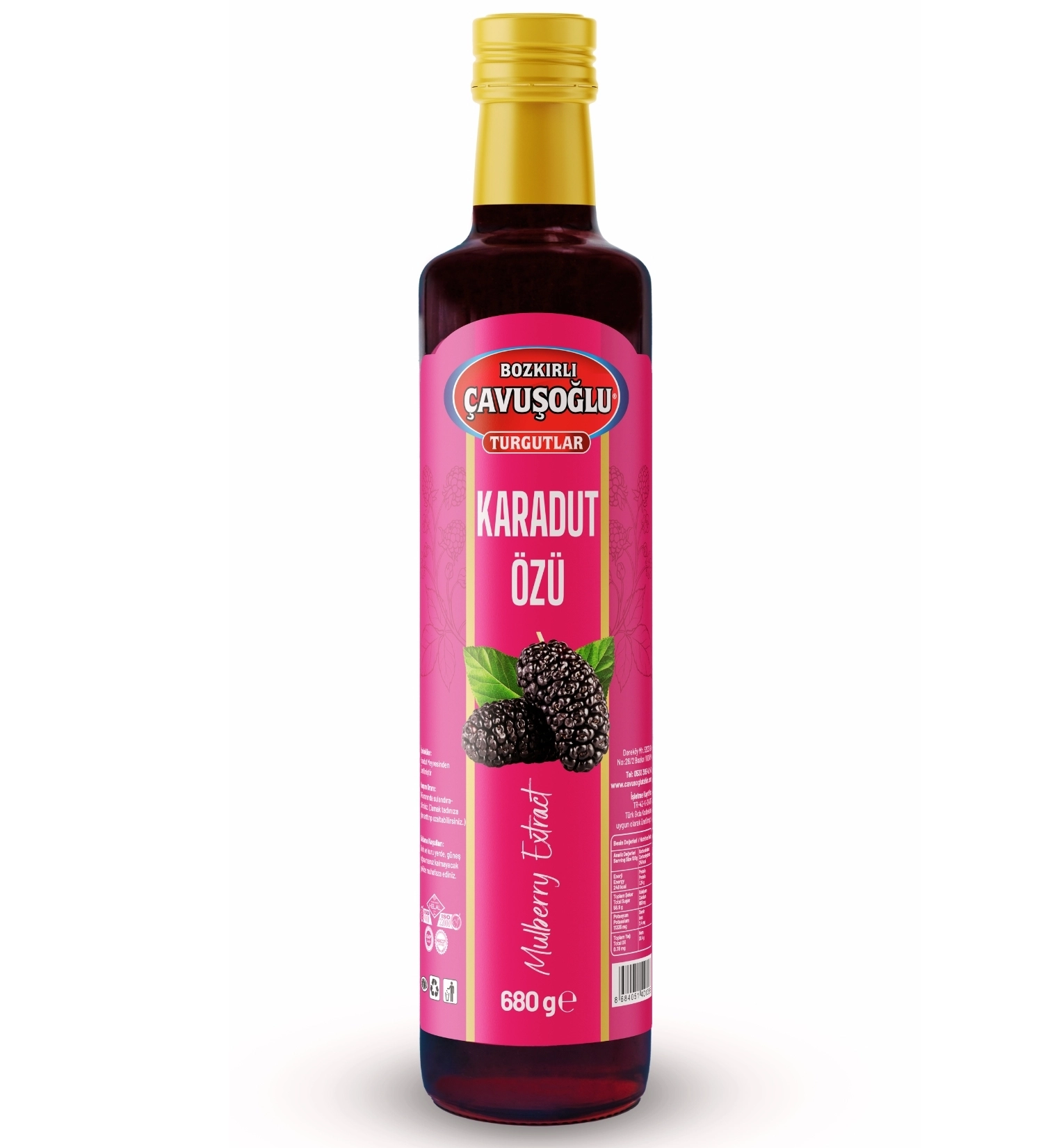 Doğal ve Katkısız Karadut Özü 680g