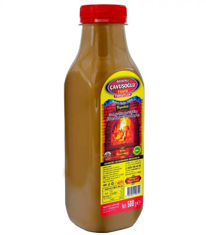 Odun Ateşinde Karafırında Çifte Kavrulmuş Kepeksiz Bozkır Tahini 500g