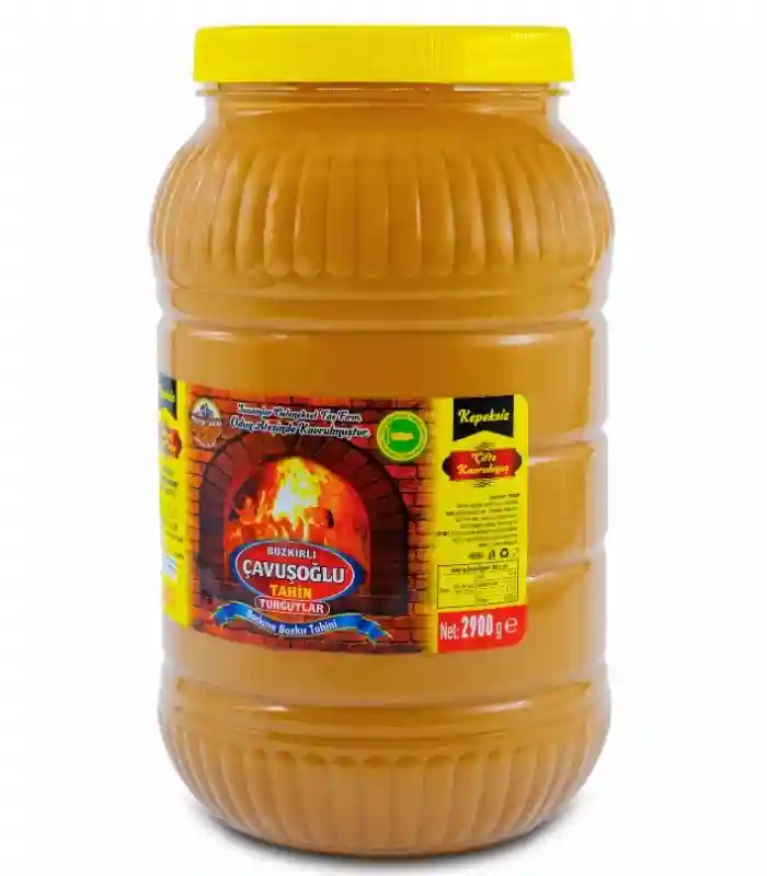 Odun Ateşinde Karafırında Çifte Kavrulmuş Kepeksiz Bozkır Tahini 2900g