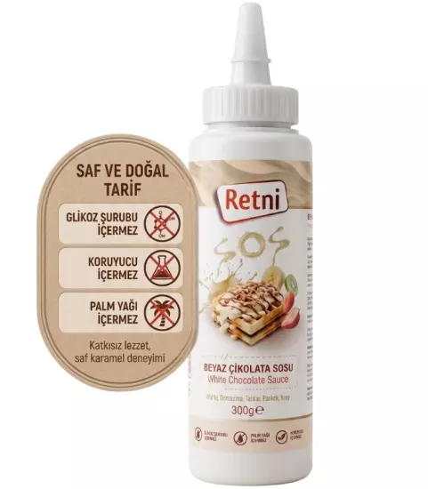 Beyaz Çikolata Sosu 300g
