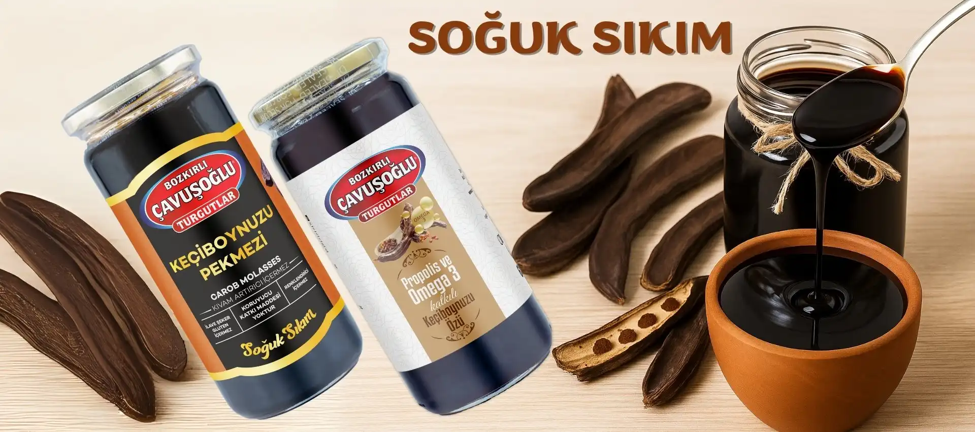 SOĞUK SIKIM HARNUP PEKMEZİ